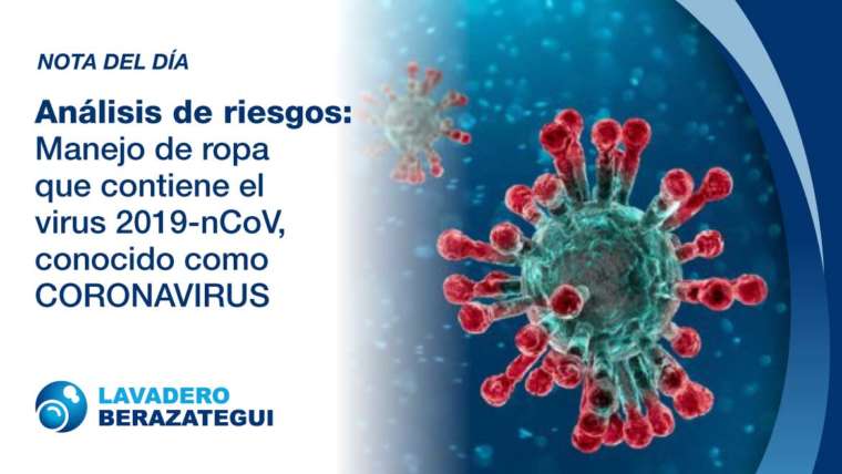 Análisis de riesgos: Manejo de ropa que contiene el virus 2019-nCoV, conocido como CORONAVIRUS