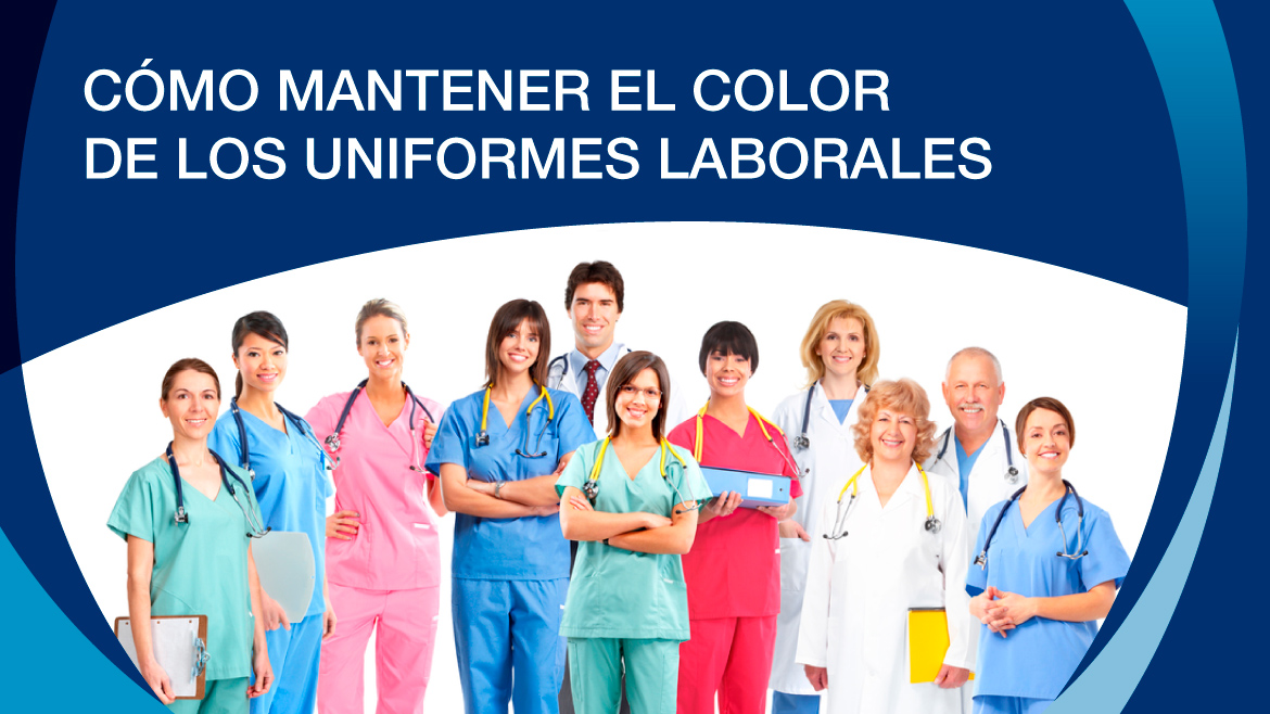 Cómo mantener el colores de los uniformes laborales