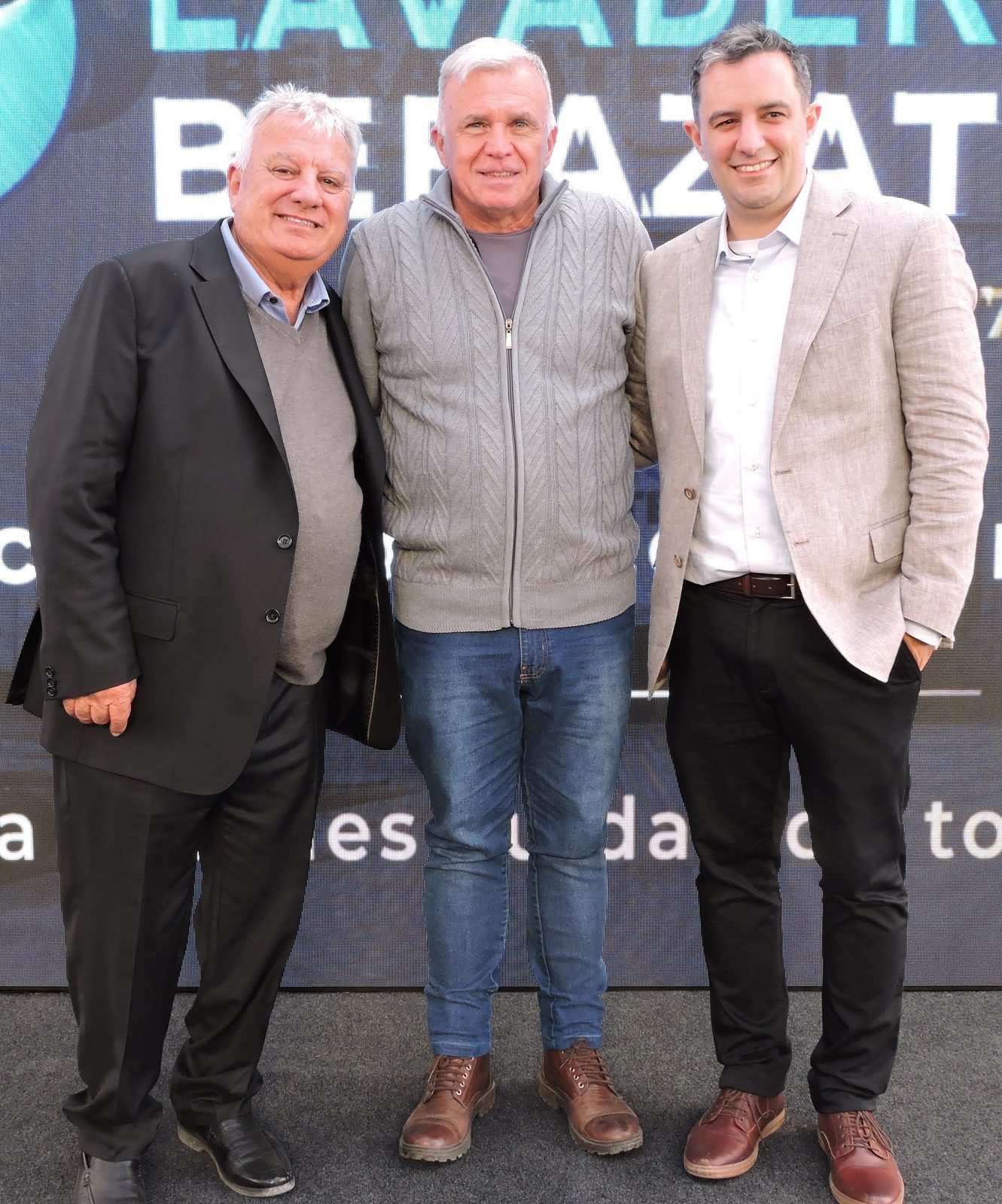 Luis Palermo junto a la conducción mundial de Girbau